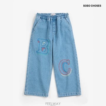 보보쇼즈 26FW Made in Portugal 엠보싱 데님팬츠 바지 B226AC120
