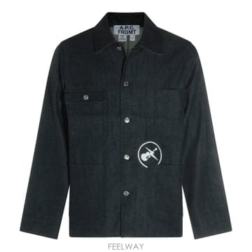 [B3] A.P.C. X Fragment COHESH32131IAI 데님 자켓 재킷 아우터 여성