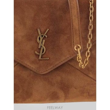 Saint Laurent 26FW ���ζ� Ŭ��ġ �Ŀ�ġ 855569 BROWN26FW ���ζ� Ŭ��ġ �Ŀ�ġ 855569 BROWN