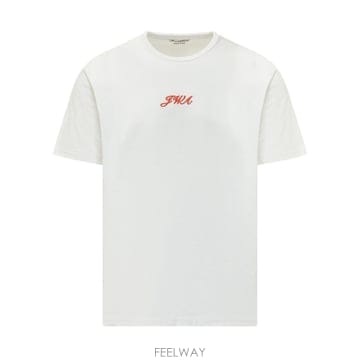 인더샵 JW ANDERSON JW 앤더슨 화이트 반팔 티셔츠