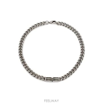 인더샵 BALENCIAGA BB 아이콘 로고 체인 목걸이