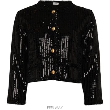 CELINE ���Ϲ߼� ������ Embroidered jacket in ribbed mohair cardigan���Ϲ߼� ������ Embroidered jacket in ribbed mohair ca