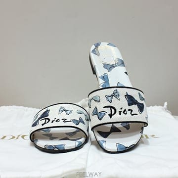 DIOR ��ǰ�ٿõ��� ��� ���񿡶� ����� �� ���� 36.5 (235mm) KCO610BOW��ǰ�ٿõ��� ��� ���񿡶� ����� �� ���� 36.5 (235mm)