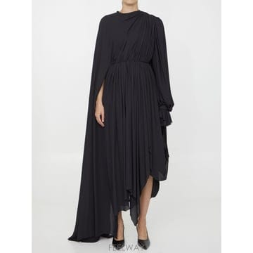 23 F/W 발렌시아가 테크니컬 크레페 드레스 768709TGO081 B0020500025