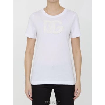24 S/S 돌체 앤 가바나 티셔츠 WITH DG 로고 F8M68ZG B0021006753