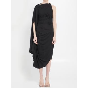 25 S/S 보테가 베네타 드레이프 드레스 819930V4N20100 B0021642611