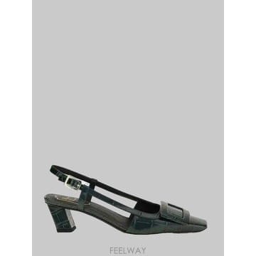 26 F/W 로저 비비에 나이트 그린 벨레 VIVIER 슬링백 펌프스 B0022289401