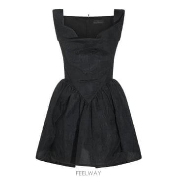 ViVienne westwood 26FW ���ȿ���Ʈ��� ������ �巹���� �̴� �巹�� 1101039H W01NRN401 BLACK26FW ���ȿ���Ʈ��� ������ �巹���� �̴� �巹�� 1101