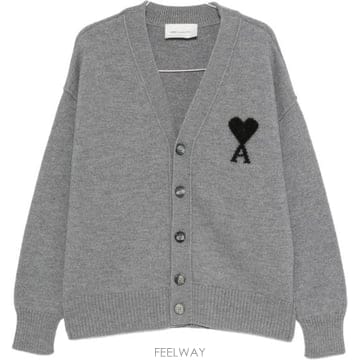 Ami 26FW �ƹ� ��Ʈ �ΰ� ��Ÿ���þ� V�� ����� UKC367 018A273 GREY26FW �ƹ� ��Ʈ �ΰ� ��Ÿ���þ� V�� ����� UKC367 018A2