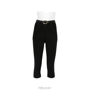 셀프 포트레이트 립니트 크롭 트라우저 AW26149PBBLACK B0192317995