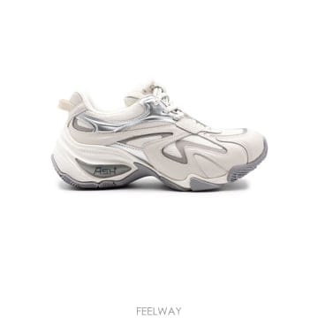 아쉬 바이퍼 스니커즈 인 화이트 & 실버 VIPER05OFFWHIT B0302318112