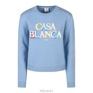 CASABLANCA 26FW ī�����ī ����콺 WAW26KW143501 MERINO STACKED LOGO26FW ī�����ī ����콺 WAW26KW143501 MERINO STACKED 