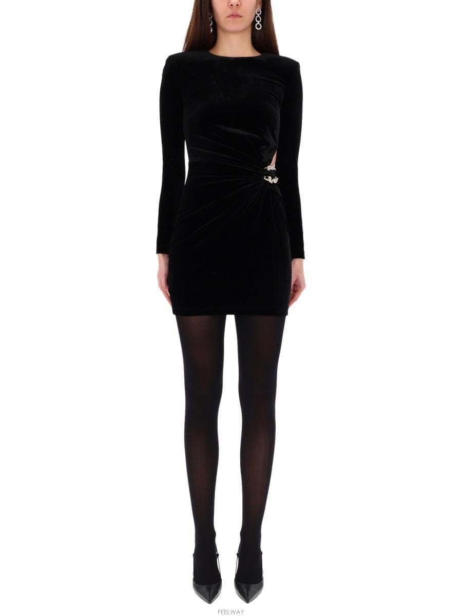 Self Portrait 25 F/W ���� ��Ʈ����Ʈ �̴� ���� �巹�� AW25-128S-B_ B004186603925 F/W ���� ��Ʈ����Ʈ �̴� ���� �巹�� AW25-128S-B_ B
