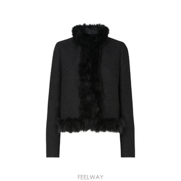 펜디 시어링 트림 울 자켓 FW5167B1HGF0QA1 B0712318417