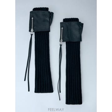 26 S/S 요지 야마모토 롱 리브드 레더 장갑 LW-W01-881 B0112317786