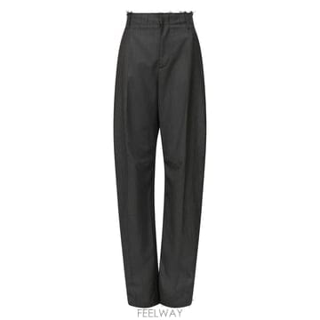 MM6 메종 마르지엘라 테일러 와이드레그 팬츠 그레이 WOOLCOT B0302318125