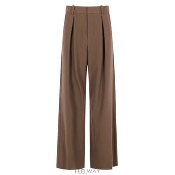 MM6 메종 마르지엘라 CAMELCOLORED 울블렌드 플리트 팬츠 B0302318126