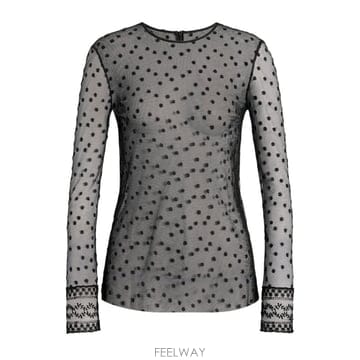 알베르타 페레티 폴카도트 튈 탑 A021466200555 B0302318158