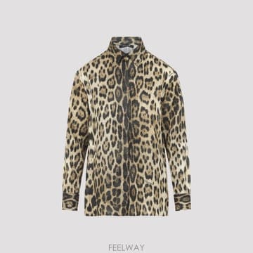 [A3] 로베르토 까발리 셔츠 WQT704.9HQ71-00504 NATURAL