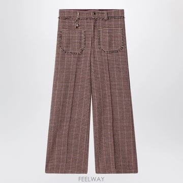 26 F/W 끌로에 브라운 체크 울 트라우저 (KIDS ) C2126 B0052318690