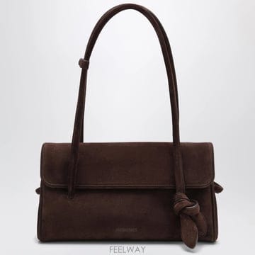 26 F/W 자크뮈스 브라운 투리스모 숄더 백 인 스웨이드 BAW00 B0052318691