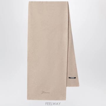 26 F/W 자크뮈스 베이지 울 & 캐시미어 수트 스카프 ACU007 B0052318694