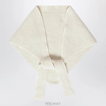26 F/W 자크뮈스 화이트 GROS 그레인 스카프 인 알파카 블렌드 B0052318697