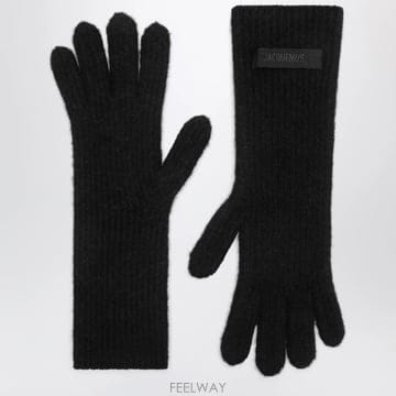 26 F/W 자크뮈스 블랙 GROS 그레인 장갑 인 알파카 블렌드 A B0052318698
