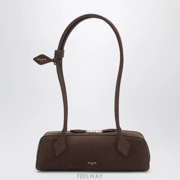 26 F/W 알라이아 르 TECKEL 스몰 브라운 누벅 백 AA1S0 B0052318710