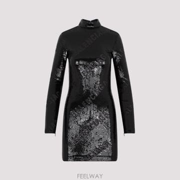 [A3] 발렌시아가 원피스 드레스 725104.TMR68-1102 BLACK BLACK M