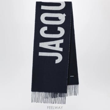 26 F/W 자크뮈스 네이비 블루 울 스카프 WITH 로고 ACU00 B0052318769
