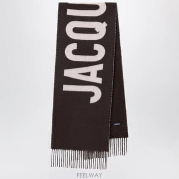 26 F/W 자크뮈스 다크 브라운 울 스카프 WITH 로고 ACU00 B0052318770