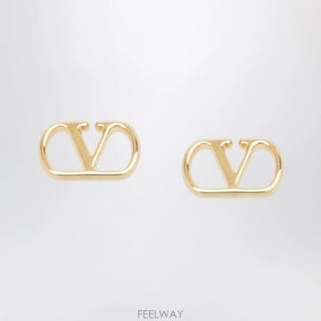 26 F/W 발렌티노 골드톤 V로고 시그니처 귀걸이 9W0J0BV9M B0052318773