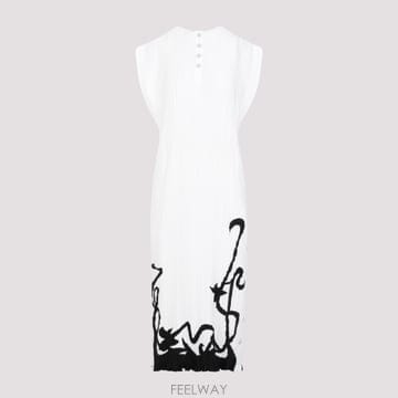 [A3] 랑방 원피스 드레스 RWDR00305904P24-001 OFF WHITE