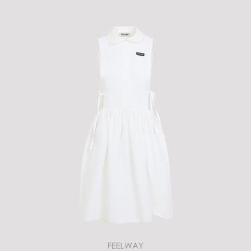 [A3] 미우미우 원피스 드레스 MF6425SOOO.163M-F0009 BIANCO