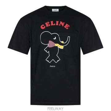 셀린느 SHORTSLEEVEDTSHIRTS RX0V4124238ML B1042318992
