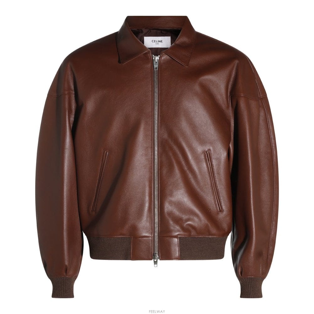 CELINE ������ LEATHERJACKETS RV1RE978W19BR B1042318998������ LEATHERJACKETS RV1RE978W19BR B1042318998