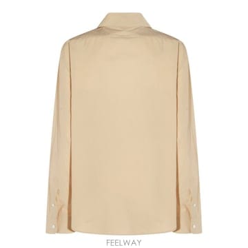 더 로우 샌드 코튼 셔츠 10303W4075SAN B0561781225