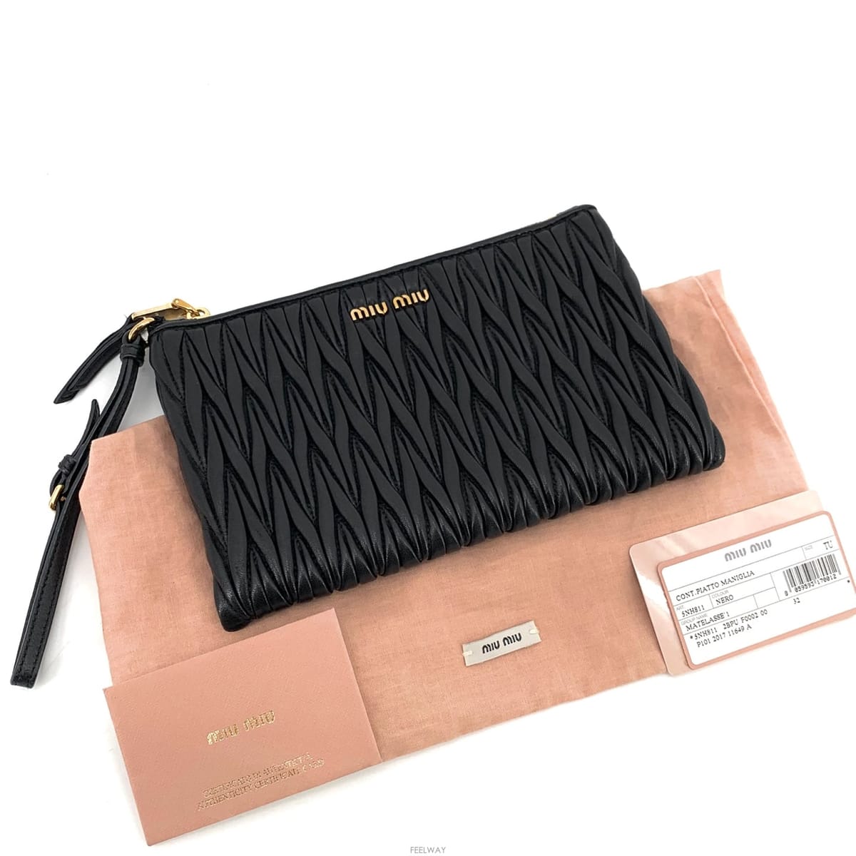 Miu Miu �̿�̿� ���׶�� ��Ʈ�� Ŭ��ġ �Ŀ�ġ 5NH811�̿�̿� ���׶�� ��Ʈ�� Ŭ��ġ �Ŀ�ġ 5NH811