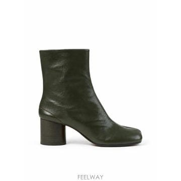 26FW 마르지엘라 타비 빈티지 레더 부츠 S58WU0246P3753 T7167 FOREST GREEN
