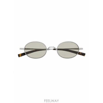 26FW 생로랑 T 라운드 메탈 선글라스 A003DPY9917 8170 SILVER WARM G