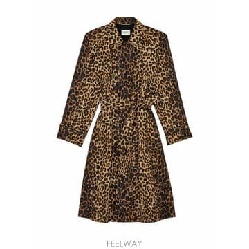 Saint Laurent 26FW ���ζ� �����ĵ� ����Ʈ ���Ϸ� Ʈ��ġ ��Ʈ 870715Y9J02 9665 LEOPARD26FW ���ζ� �����ĵ� ����Ʈ ���Ϸ� Ʈ��ġ ��Ʈ 870715Y