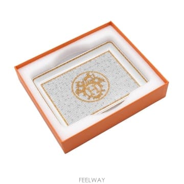 에르메스 P026089P Mosaique au 24 gold 스몰 트레이 접시 그릇aa67917