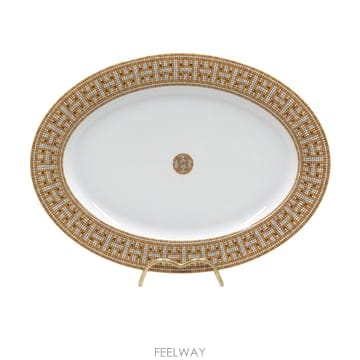 에르메스 P026027P Mosaique au 24 gold 타원형 스몰 플래터aa67919