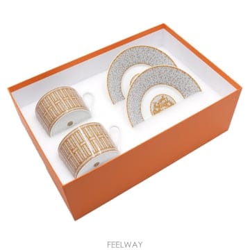 에르메스 P026015P Mosaique au 24 gold 컵세트 2P 세트aa67920