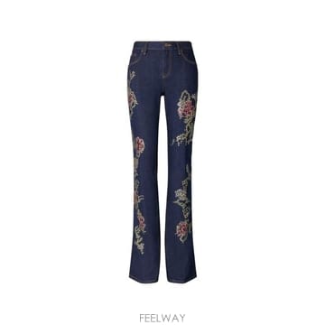26FW 토리버치 데님 팬츠 189794 459 NAVY