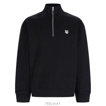 메종 키츠네 폭스 헤드 컴포트 하프 지퍼 맨투맨 PM00305KM0 B0442295424