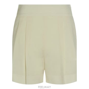 막스마라 화이트 울 PITTURA 쇼츠