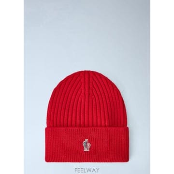 Moncler 26 FW ��Ŭ���� �׷���� ���� Ribbed Knit Beanie mog0165013col26 FW ��Ŭ���� �׷���� ���� Ribbed Knit Beanie mog016