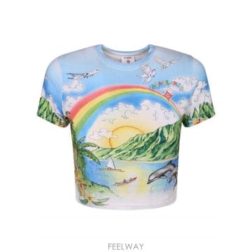 26SS 카사블랑카 여성 T 셔츠 WSP26JTS0002 TP581626631